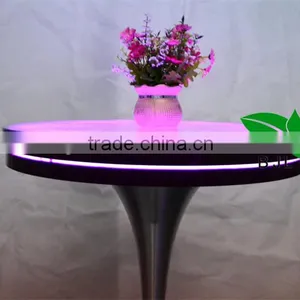 Lighted up Led Bar Table Cocktail Table for Party Event Use thumbnail-2