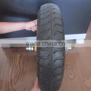 Rubber Wheel 4.00-8 With Steel/plastic Rim thumbnail-2