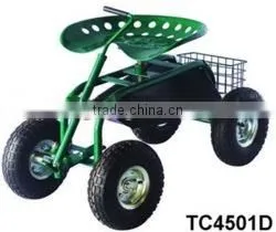 Rolling Garden Seat Cart Tc4501D thumbnail-1