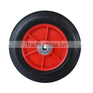 Qingdao Wantai Pneumatic Rims Wheel Solid pu Wheelbarrow Wheels thumbnail-4