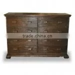 CHEST OPIUM 8 DRAWERS RUSTIC thumbnail-1
