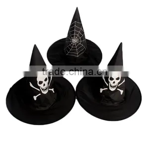Hallowmas Cuspidal Witch Hat With Printed thumbnail-1