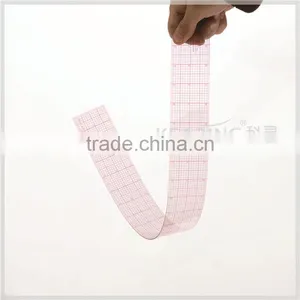 Factory Wholesale Plastic Garment Rulers in Sandwich Printing 2"*24"*0.12cm #8248 thumbnail-2