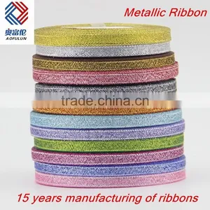 Silver Metallic Ribbon for Gift Package thumbnail-4