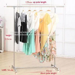 Stainless Steel or Composite Strong Single Pole Clothes Drying Rack thumbnail-1