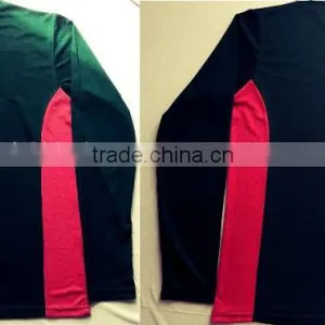 Custom Dri Fit Marathon Running T Shirts / Black Running t Shirt 100% Polyester thumbnail-1