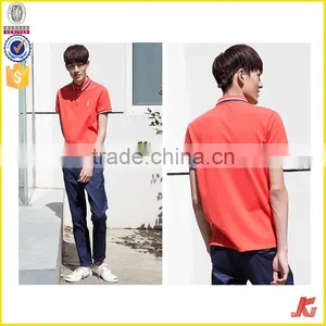 Factory OEM High Quality Fashion Cheap Custom 210g 100% Cotton Uniform Men's Black Polo T Shirt thumbnail-3