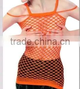 Hot Sexy Image Mesh Seamless Lady Camisole thumbnail-1