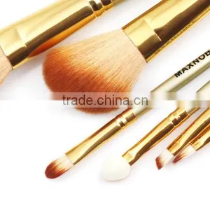 Golden 7 Pieces Of Cosmetics Makeup Brush Set thumbnail-2
