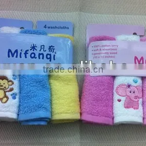 100% Cotton Terry Baby/newborn Washcloth thumbnail-1