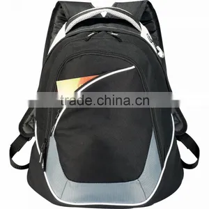 Connections 15" Computer Backpack - Zippered Main Compartment With Built-in Laptop Sleeve and Earbud Port and Features Your Logo thumbnail-3