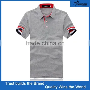 2017 Fashionable 95% Polyester 5% Spandex Polo Shirts thumbnail-1