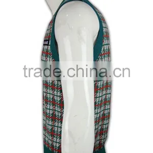 ISO9001/BSCI Manufature Stylish Green Oversized Sleeveless Sweater thumbnail-2
