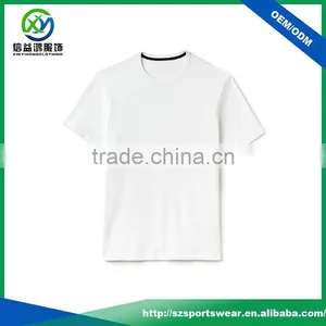 High Quality Custom White Color Skin-friendly Tshirt 100% Cotton, Gym Tshirt thumbnail-1
