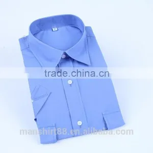 Plain Blue Customs Uniform Shirts thumbnail-1