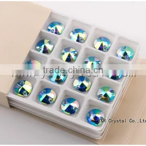 Rivoli 18 mm Flat Back Sew on Stones Beads for Wedding Dress thumbnail-4