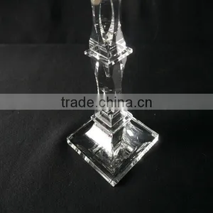 Crystal Candle Holders for Glass Wedding & Table Centerpieces thumbnail-5