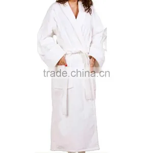 100% Cotton Hotel Luxury Terry Cloth Towel Bathrobe Spa thumbnail-1