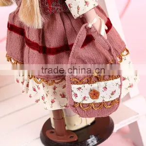 Vintage Ceramic Porcelain Doll With Metal Stand thumbnail-4