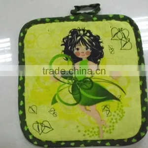 Wholesale 100% Cotton Twill Hight Quanlity Silicone Printed Pot Holder thumbnail-5