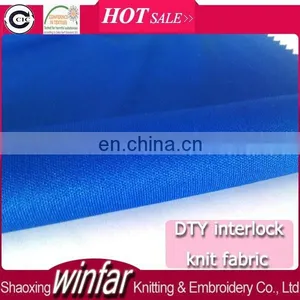 Winfar Textile Knitted Manufacture Dying Interlock DTY Jersey Fabric thumbnail-1