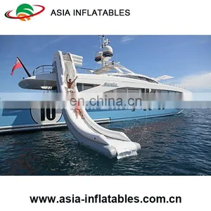 Giant Inflatable Water Slide for Yacht Floating Yacht Slide for Water Game thumbnail-2