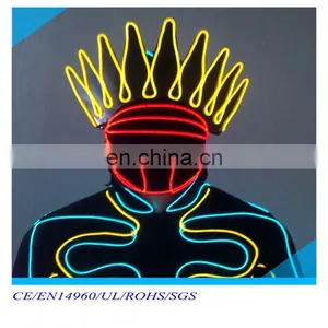 RGB EL Wire Clothes With el Wire Crown thumbnail-4