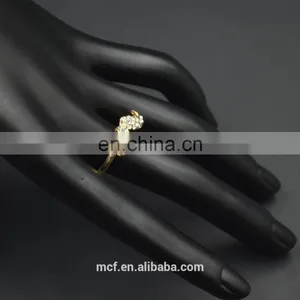 MCR-0016 In Stock Latest Fashion Mustache Diamond Wedding Ring, Engagement Ring thumbnail-3