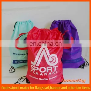 Custom Advertisement Leather Drawstring Bags thumbnail-1