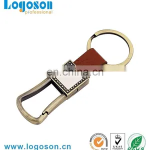 New Design Handmade Keychain Red Leather Key Rings thumbnail-3