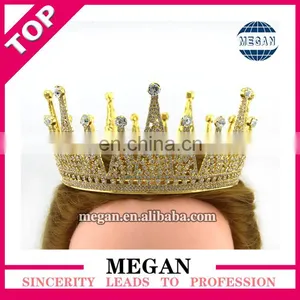 Hair Accessories Ladies Rhinestone Princess Crown Bridal Crystal Tiara Crown thumbnail-2