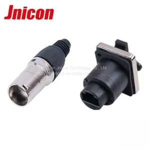 Industrial Ip45 Waterproof Rj45 Signal Socket and Plug for Led Display thumbnail-1