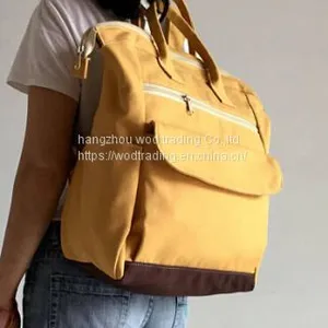 Waterproof Canvas Diaper Backpack for Selling From China thumbnail-1