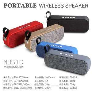 Wireless Bluetooth Speaker M298A Portable Bluetooth Speaker Subwoofer thumbnail-1