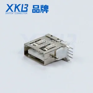 China High Quality Usb Connector for Sale Female Side Plug Without Curling thumbnail-1