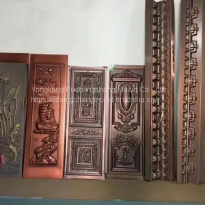 Anti Theft Door Embossing Machine TEEL SECURITY DOOR Steel Door Skin Mould， Steel Door Skin Mold thumbnail-1