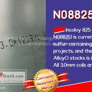 AlloyO Special Metal: Incoloy825 Alloy UNS N08825 Are Basically Sold Out thumbnail-1