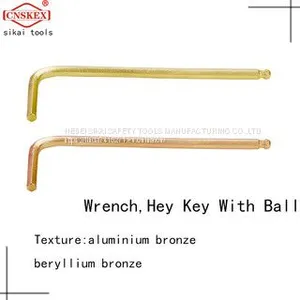 Non Sparking Tools Wrench Hex Key With Ball thumbnail-1