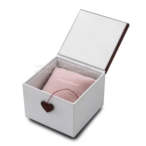Delicate Fashion Square Jewelry Box for the Bracelet With Customized Logo thumbnail-2
