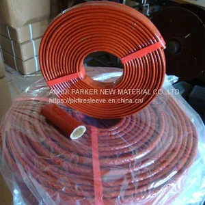 Silicone Fiberglass High Temperature Hose Sleeve Firesleeve thumbnail-5