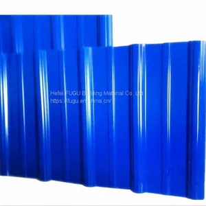 Decorative Anti-aging ASA and Anti Corrosion PVC Plastic Corrugated Roofing Sheet thumbnail-1