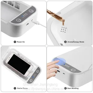 2020 Fast Delivery in Stock 99% Face Mask Mobile Phone Portable Disinfection Light uv Sanitizer Sterilizer Box thumbnail-5