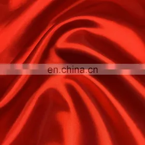 Wholesale High Quality 92% Polyester 8% Elastic Stretch Shiny Satin Polyester Spandex Fabric for Dress thumbnail-4