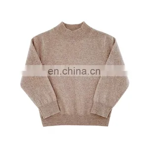 6461/High Quality Warm Woollen Knitted Sweater for Baby Girls Wholesale Solid Girl Winter Clothing thumbnail-1