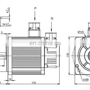 China Motor 220v 110mm 1.5Kw 15Nm 4000rpm Servo Motor With 3m Cable and Driver Cnc Servo Motor Kit thumbnail-4
