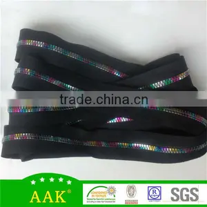 5# Colorful Teeth Rainbow Teeth Multi Colored Plastic Zipper Quality Choice thumbnail-2