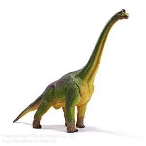 Educational Eco-Friendly PVC Simulation Model Brachiosaurus Mini Wild Animals Toy Set For Kids thumbnail-1