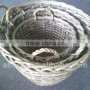 Wholesale Cheap Classic Willow Firewood Basket thumbnail-3