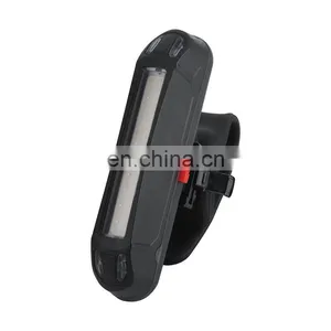 New Bicycle Tail Light Truck Tail Light Usb Charging Mountain Bike Red And Blue Safety Warning thumbnail-3
