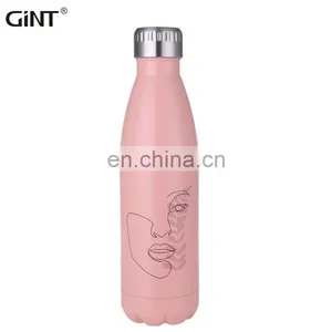 Portable Hiking Modern Travel Outdoor Beer Hot Sale Stainless Steel Custom Logo Drinking Bottle Sublimation Tumbler thumbnail-4